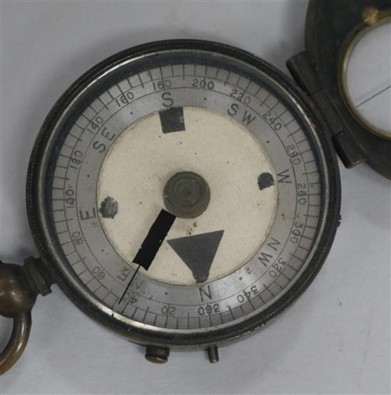 A Night marching compass (military)